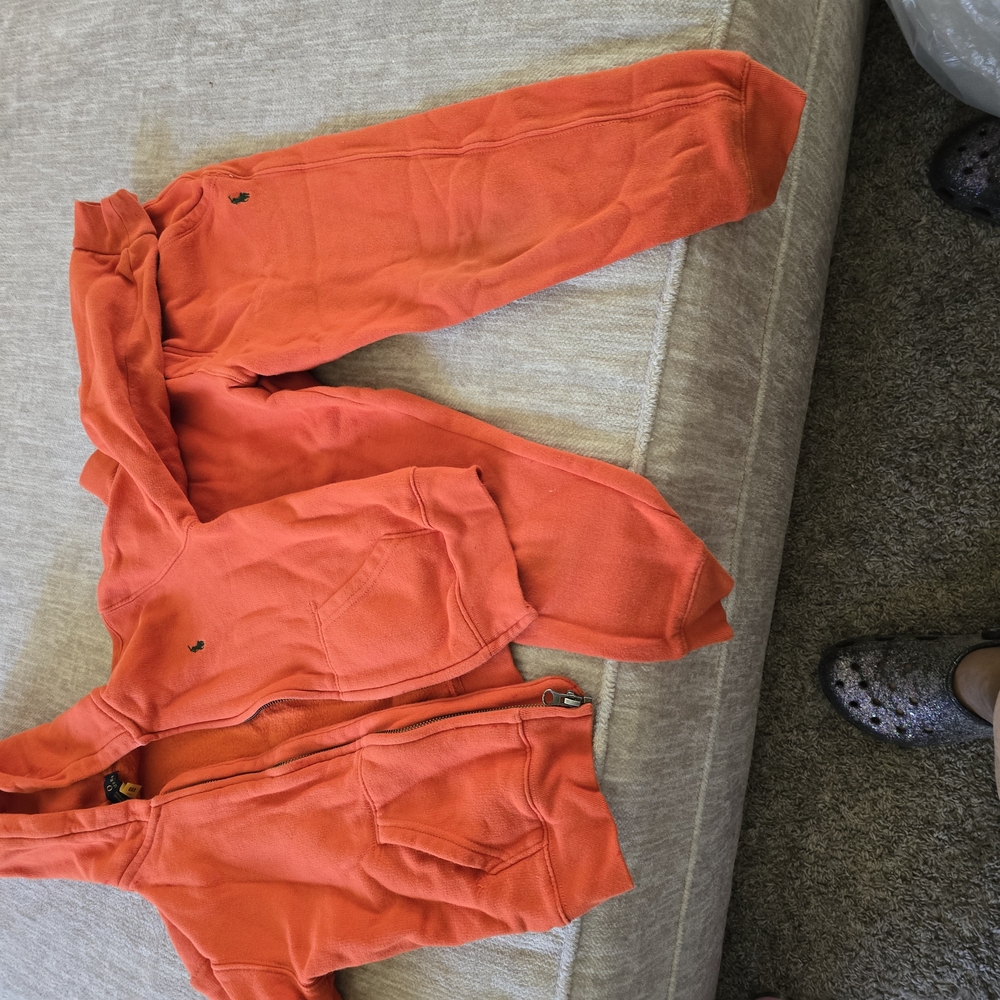 Kids Orange Sweatpants